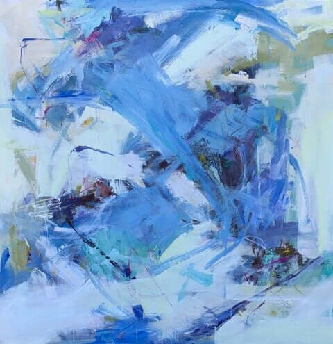 Seasonal Blues 6 by EIleen Power at LePrince Galleries